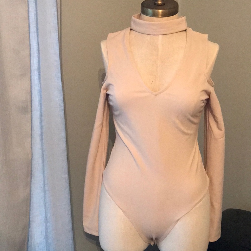 Pink nude bodysuit